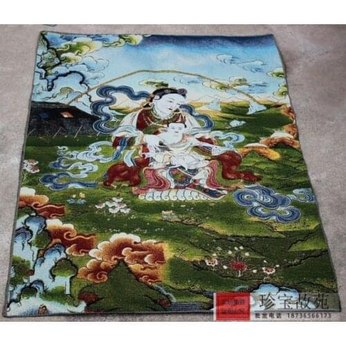 Chinese Boutique collection the Thangka embroidery mother and son diagram