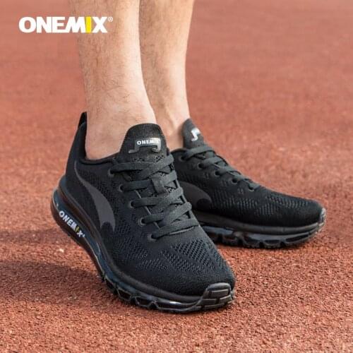ONEMIX Men Running Shoes 2021 Light Soft Breathable Women Sneakers Mesh Deodorant Insole Outdoor Athletic Walking Jogging Shoes