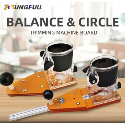 Circle Cutting Jig Balance Board For Wood Routers Milling Circle Trimming Machine with Trimmer Base Woodworking Edge Cutter