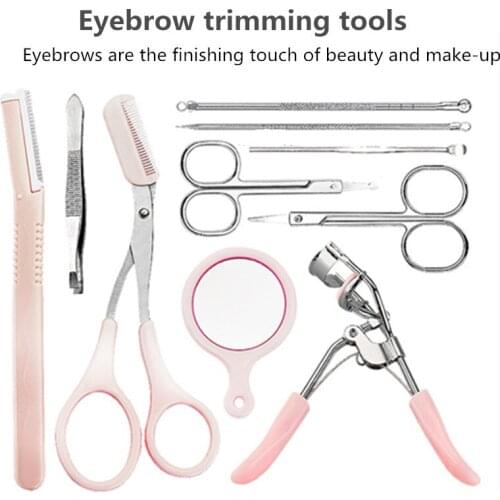 Massager for face Razor Eyebrow Trimmer Makeup set Woman Professional mask fashion Shaping Knife Hair Remover Cosmetic Tools