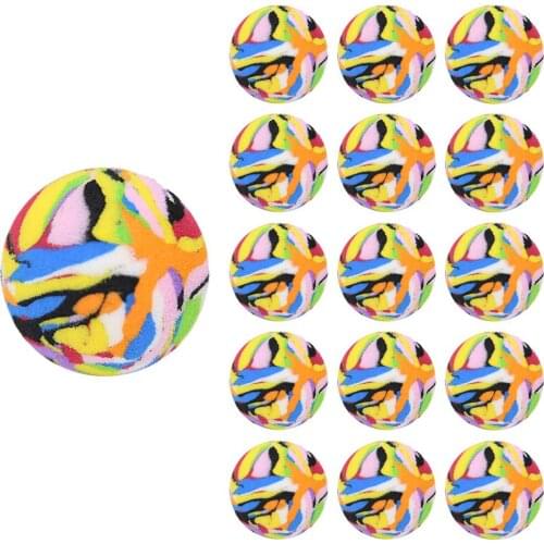 Golf Practice Ball Sponge Color Indoor Swing Practice Ball Elastic Balls 16 Packs