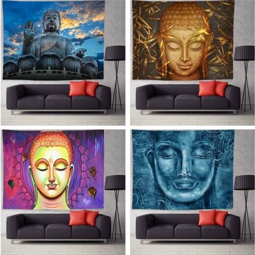 Wall Tapestry Hippie Sitting Buddha Vintage Living Room Exclusive Decor Wall Hanging Art Mandala Bohemian Tapestry Home Decor