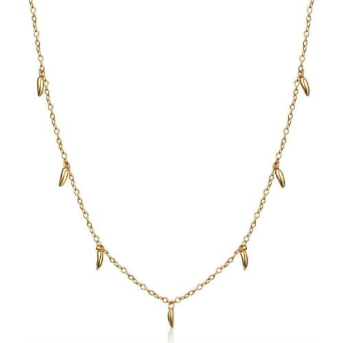 Retro S925 sterling silver Lucy mini design simple geometric Clavicle Chain For Women Party Holiday Romantic Gift Jewelry