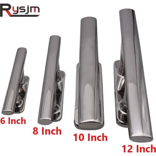 6 Inch 8 Inch 10 Inch 12 Inch Marine 316 Stainless Steel Mooring Cleat Dock Cleat Fit For Marine Boat Yacht Accessories 2PCS
