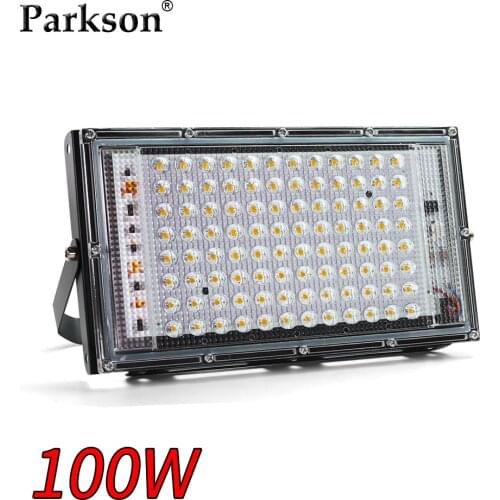 LED Flood Light 100W AC 220V 230V 240V Waterproof IP65 Reflector LED Floodlight Spotlight Outdoor Street Lamp Lighting