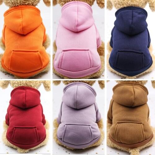 Dog Hoodies Autumn and winter warm sweater For Dogs Coat Jackets Cotton Puppy Pet Overalls For Dogs clothes Costume Cat clothes
