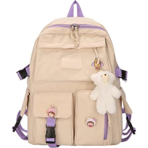 Female Korean Campus Japanese Casual High-value, Lightweight, and Large-Capacity Junior High and High School Student bag 2021