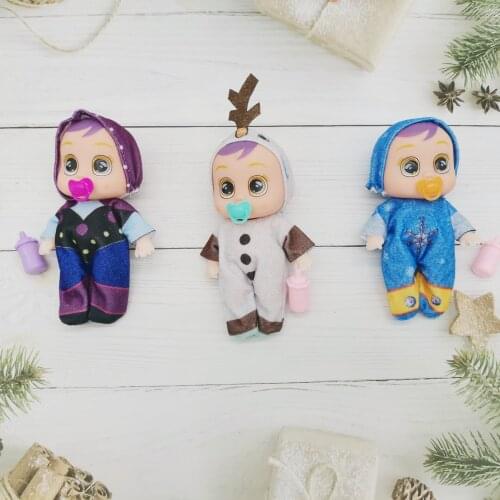 1pcs 20cm Cry Doll Toy Drinking Water Crying Baby Girl Children Girls Birthday Gift Mini Doll Cry Baby