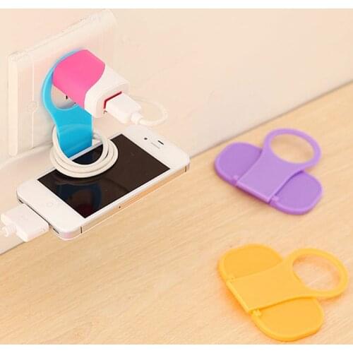1pcs Portable Fold Wall Charger Charging Hang Mount Holder for Mobile Cell Phone