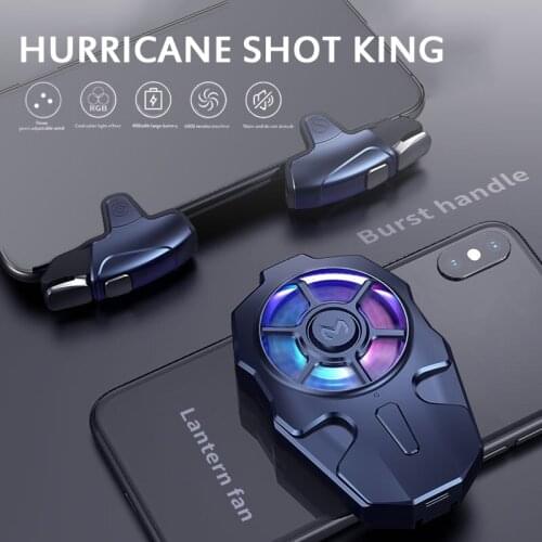 2 In 1 Multi-function Adjustable Gear Low Noise Portable Moible Phone Shooting Game Gaming Controller Joystick Accessory