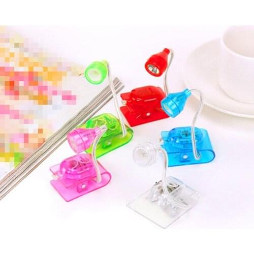 2018 20pcs/lot New Design Led Mini Desk Lamp Toy With Clips Chistmas Decoration Small Table Light Birthday Gift For Children