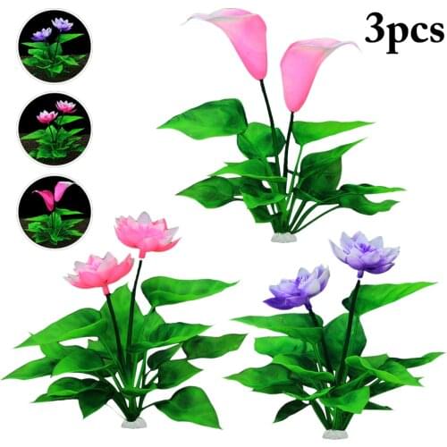 3PCS Artificial Aquarium Plant Simulated Aquatic Plant Fish Tank Decoration Plastic Waterweed Fish Tank Aquatic Plant Decoration
