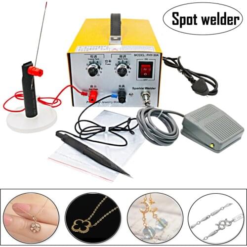 Jewelry spot welding Pulse spot welder Necklace circle welding equipment jewelry making tools