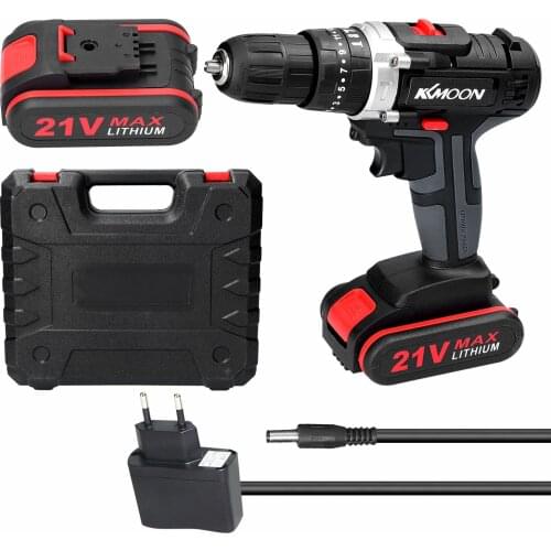 Household 3in1 Multifuctional Electric Percussion Drill Mini Screwdriver Rotation Ways Adjustment 25 Gears of Torques Adjustable