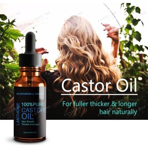Pure Castor Oil Eyelashes Growth Serum Hair Treatment Eyebrow Fast Growth Liquid Essential Oil Makeup Eyelash Enhancer Makeup