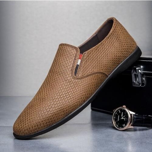 CIMIM Brand Business Comfortable Casual Driving Men Shoes Big Size Genuine Leather Fashion Office Shoes Men Luxury Loafers