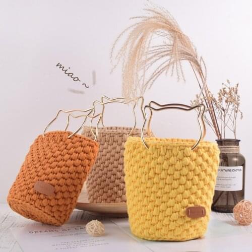 Leather Woven Bag Handbag Bottom Package Hand Bag DIY Bag Bottom Shaper Bags Making DIY Handbag Solid Color Accessories