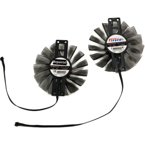 2pcs/Set FD9015H12S GPU Cooler 90MM Fan For Palit Foundation RTX2080Ti GAMING PRO/DUAL Graphics Cards As Replacement