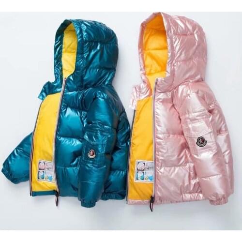 2021 Jacket For a Boy Clothes Children Outwear Down Jacket Girls Hooded Down & Parkas Unisex White Duck Down 1 2 3 4 5 6 T