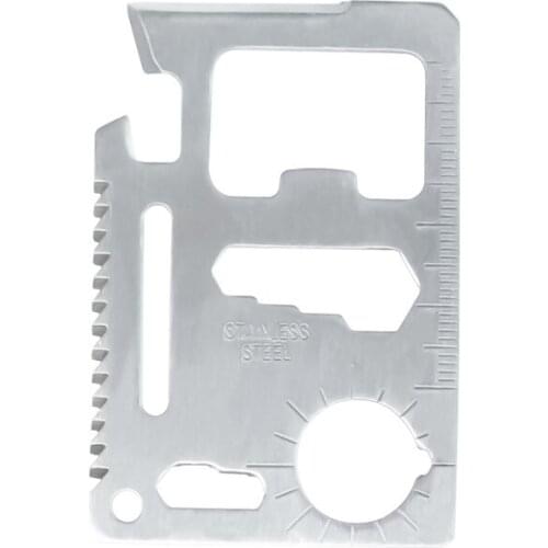 Multifunctional Tool Card for Outdoor Automotive Products Outdoor Life-saving Card Knife with Paper Packing