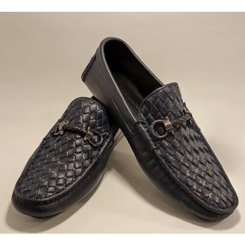 Men Casual Shoes High Quality % 100 Genuine Leather Moccasins Loafers Comfortable Breathable Slip-On Famous Luxury Design Shoes