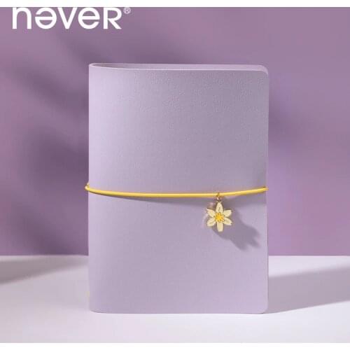 Never Macaroon Color B6 Travelers Notebooks PU Soft Leather Cover Planner with Blank Paper Inserts Korean Stationery Office