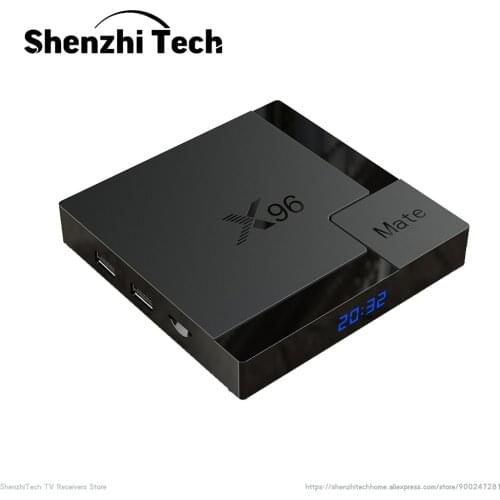 2021 Smart TV Box Android 10.0 Allwinner H616 DDR3 4GB RAM 64GB ROM Set-Top Receiver X96 Mate 6K with 2.4G/ 5G WIFI Media Player