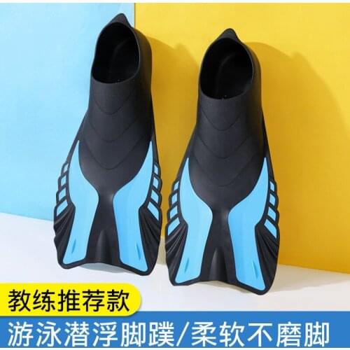 Professional Silicone Snorkel Diving Swimming Fins Boys And Girls Training Flippers Flexible Scuba Diving Equipment Swim Shoes
