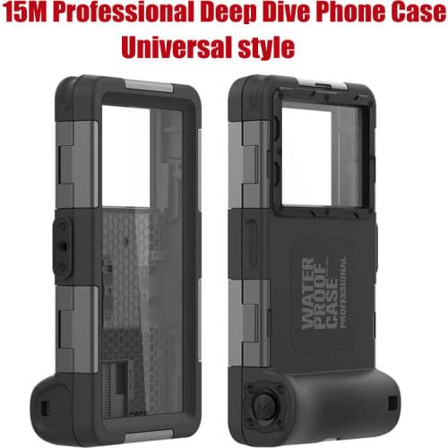 Professional Diving Phone Case For iPhone 11 12 Pro 12 XR XS Max Case 15M Waterproof Depth Cover for iPhone 6 6S 7 8 Plus Coque