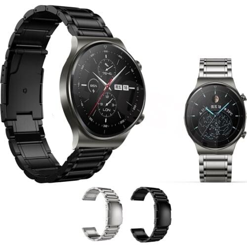 For GT2 Pro Titanium Alloy Watchband for Huawei Watch GT 2 GT 46mm /GT 2/HONOR Magic Band Sport Bracelet 22MM Wristband Correa