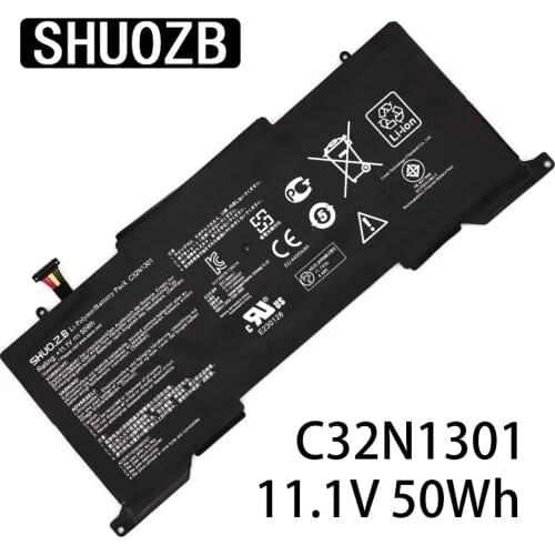 SHUOZB New C32N1301 Laptop Battery 50Wh 11.1V For ASUS ZENBOOK UX31LA-US51T C32N1301 UX31L Series 0B200-00510000 Free Shipping