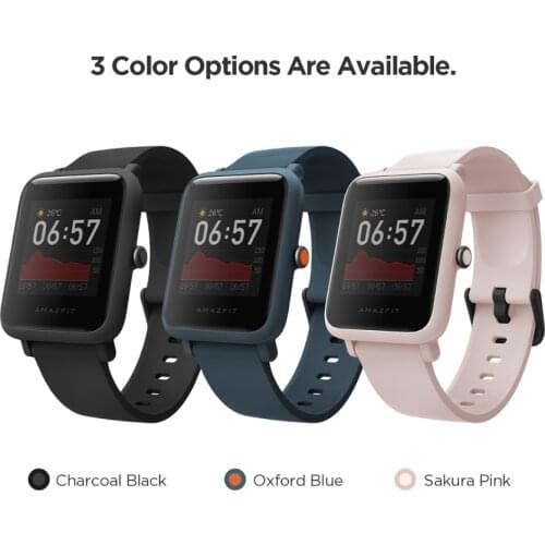 Original Amazfit Bip S Lite Fitness Smartwatch 40 Days Battery Life Color Display Smart Watch For Android iOS Phone