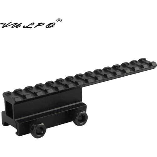 VULPO Picatinny Rail Mount 20 mm to 20 mm Rise Tactical Scope Extend Rail Mount