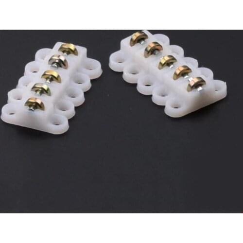 10 pcs/lot Plastic Steel Screen Window Pulley Nylon Bearing Roller Door and Window Pulley Drawer Cabinet Roller Accessories