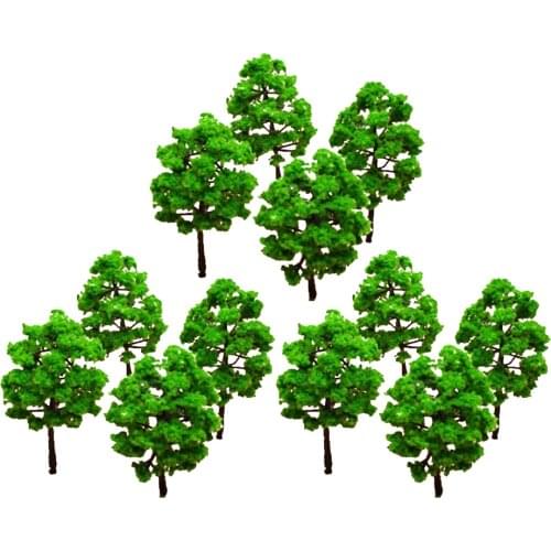 10 Packs Model Trees Sceneray Layout Diorama 1:100 - 1:150 HO N Scale