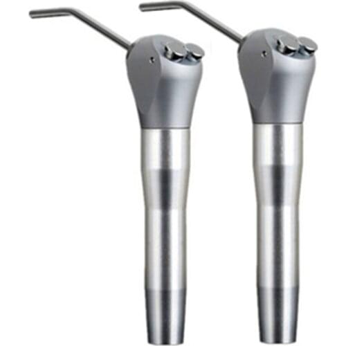 2 New 3-Way Triple Syringe Handpiece Dental Dentist Air Water + 4 Nozzles Tips