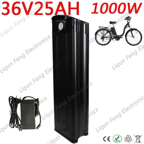36V 20AH Electric Bike Battery 36V 10AH 13AH 15AH 20AH Lithium ion Battery Pack Fit 36V 500W 1000W Ebike Motor With 2A Charger