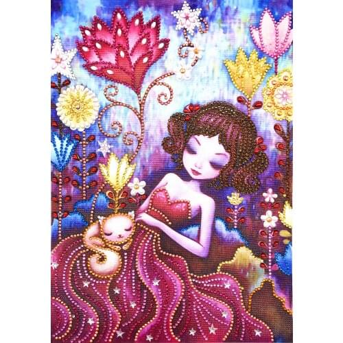 5D DIY Diamond Painting Special-shaped Diamond Embroidery Cartoon Character Set Mosaic Crafts Home Decoration Handmade Gifts