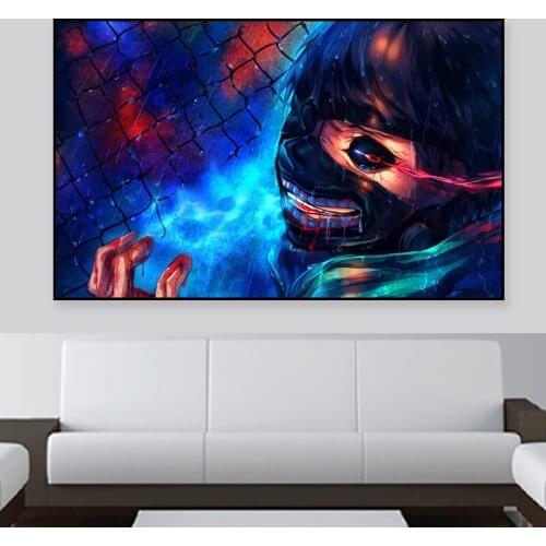 Anime Poster Tokyo Ghoul Anime Manga Scroll Poster Wall Art Print Decor,20 x 28 Inches,No Frame