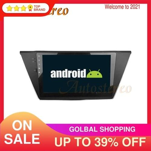 Android 9.0 Car GPS Navigation Head Unit For VW Tiguan 2015-2018 Auto Radio Tape Recorder Multimedia Player Stereo No DVD Player