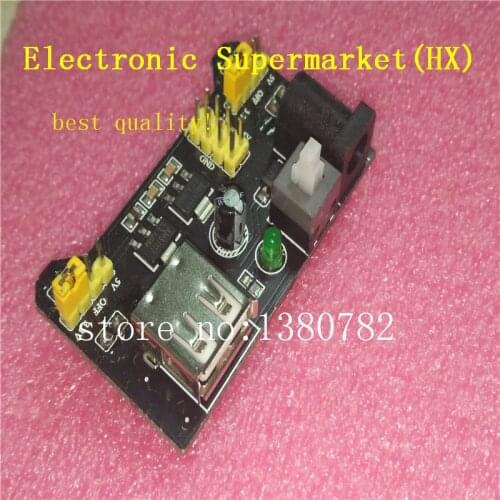 Free shipping 10pcs/lost MB102 Breadboard Power Supply Module 3.3V 5V For Solderless Breadboard Voltage Regulator