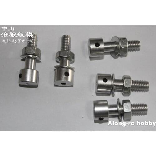 Free shipping 5pcs RC Plane Airplane Spinner propeller Shaft Motor Propeller Adapter 3mm or 3.17mm use spinner and propeller