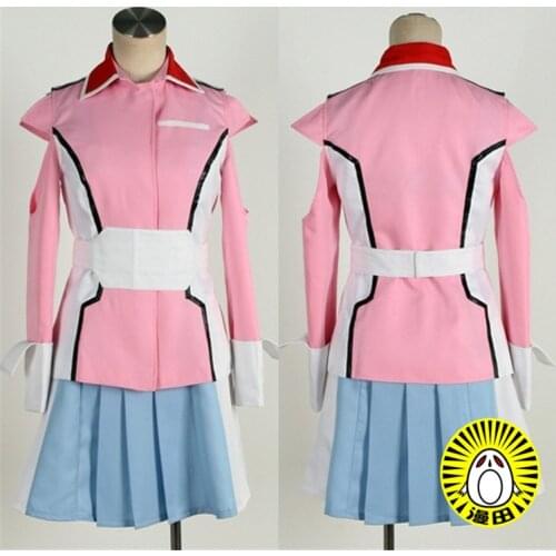 Free shipping Cartoon Anime GUNDAM SEED DESTINY Cosplay Stellar Loussier Cos Woman Man Halloween Party Cosplay Costume