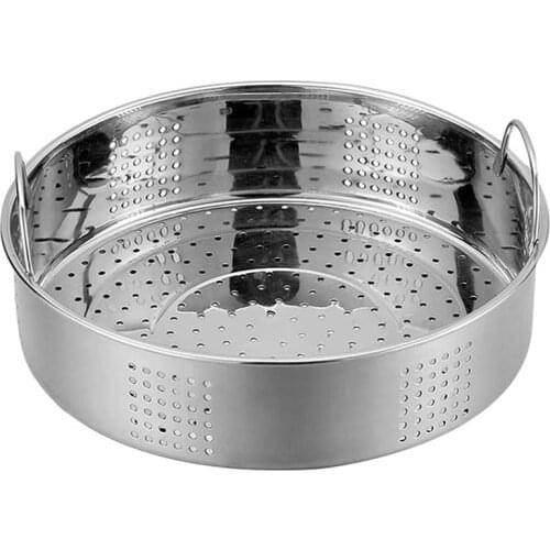Big deal Stainless Steel Steamer Basket Thicken Food Steamer Basket for Steaming Dim Sum Dumplings Buns Vegetables Meat Fish Ric