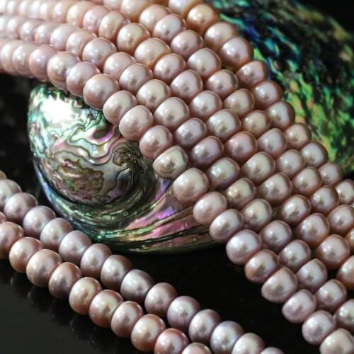 Purple natural freshwater pearl 9-10mm abacus loose beads hot sale factory price wholesale retail jewelry making 15inch B1383