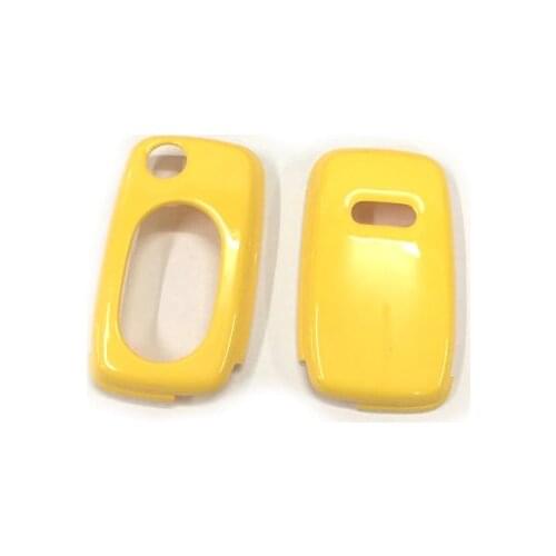 Yellow Color Flip Key Remote Key Protection Case For Audi A3 8L A4 B5 B6 TT MK1 A6 C5