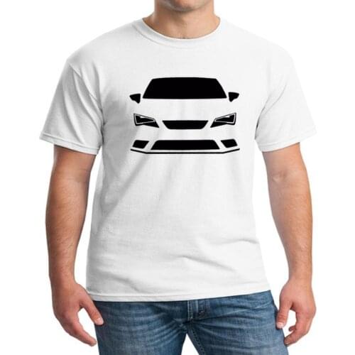 New Summer Men Camiseta Seat Leon Fr Cupra Harajuku TShirt O-Neck Casual Short Sleeve Tee Top Oversized T Shirt Funny T-Shirt