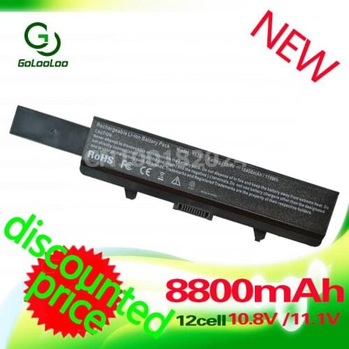 Golooloo Laptop BATTERY for Dell WK380 WK381 X284G XR682 XR697 XR694 HP287 HP297 M911G P505M RN873 RU573 RU583 RU586 RW240
