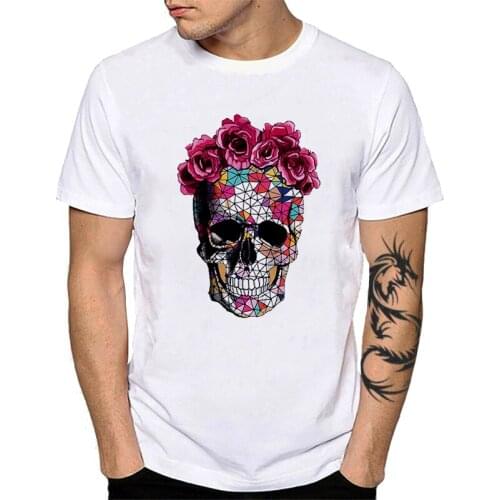 2020 Summer mens T-Shirt New skull devil Print Oversize Tshirt Streetwear Casual Harajuku T shirt Men Fashion Tops Tee Clothes