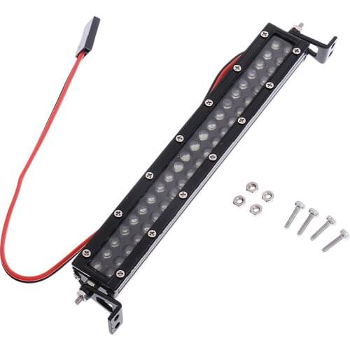 Metal Roof Lamp LED Light Bar for 1/10 RC Rock Crawler SCX10 D90 Car